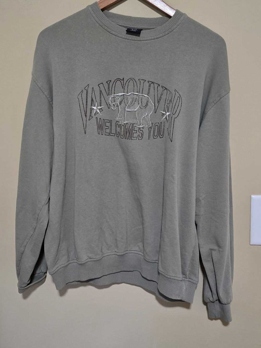 Urban Outfitters Sage Green Crewneck Sweatshirt